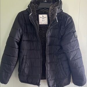 Abercrombie Kids Black Puffer Jacket